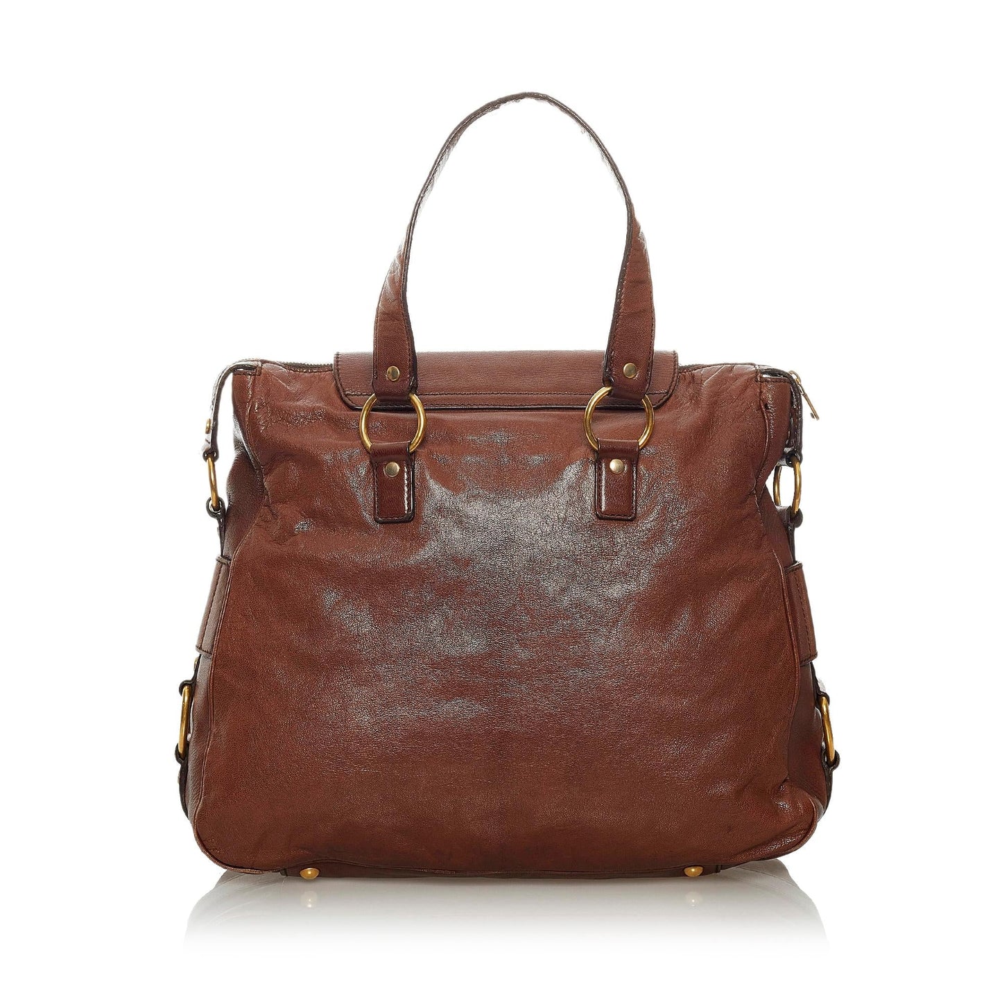 Saint Laurent Muse Leather Satchel (SHG-37336