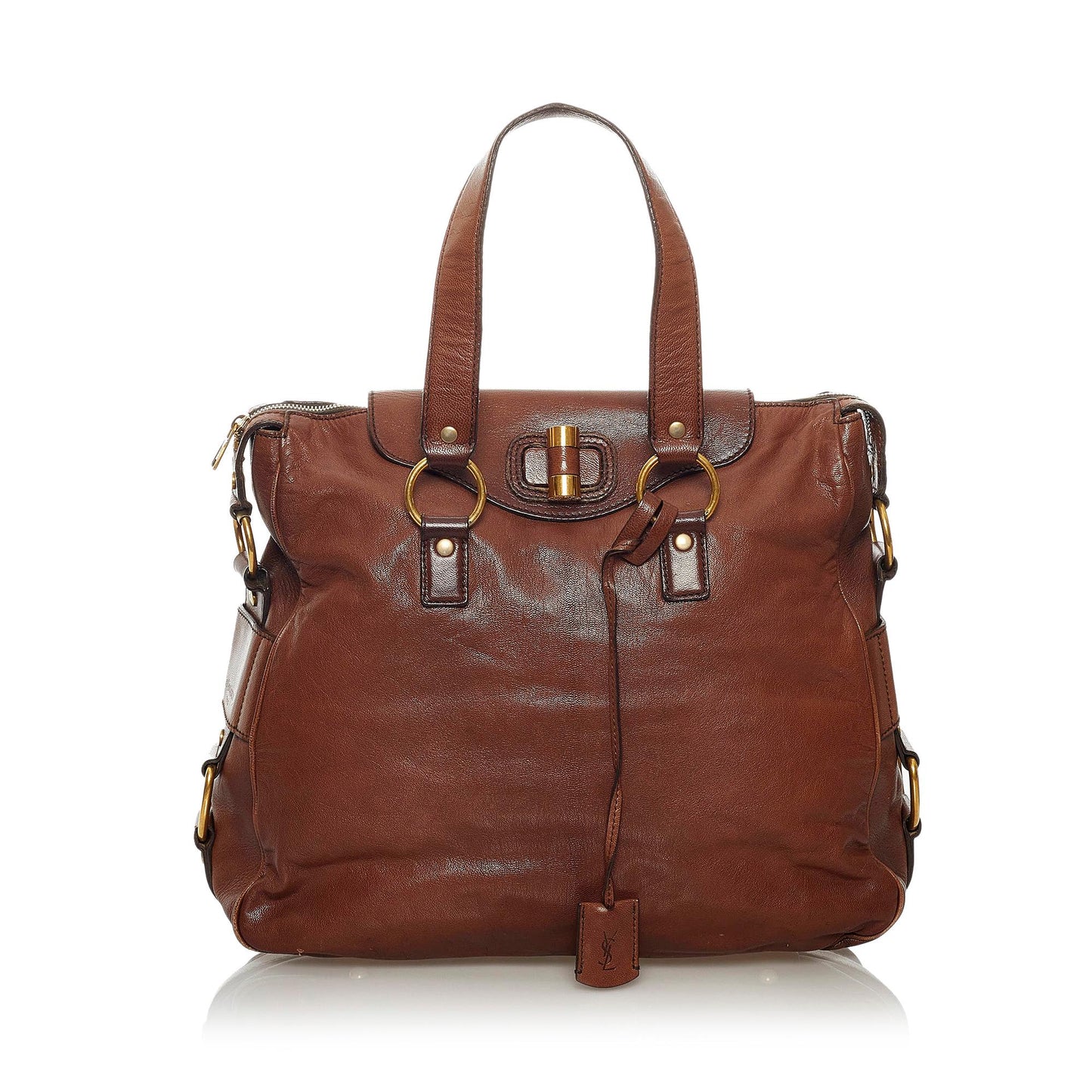 Saint Laurent Muse Leather Satchel (SHG-37336