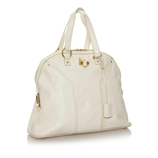 Saint Laurent Muse Leather Tote Bag (SHG-28001