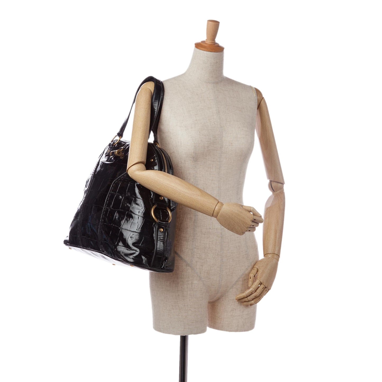 Saint Laurent Muse Patent Leather Bag (SHG-35616