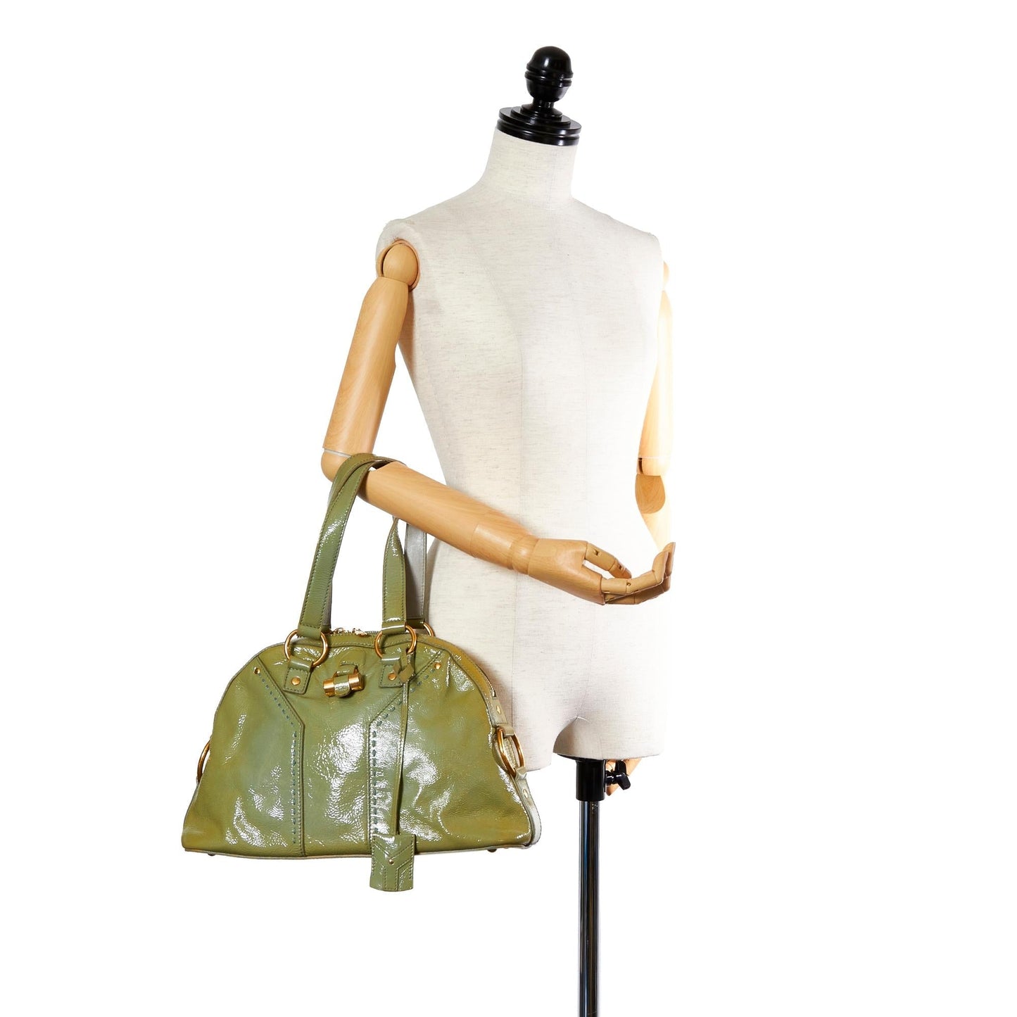 Saint Laurent Muse Patent Leather Handbag (SHG-24132