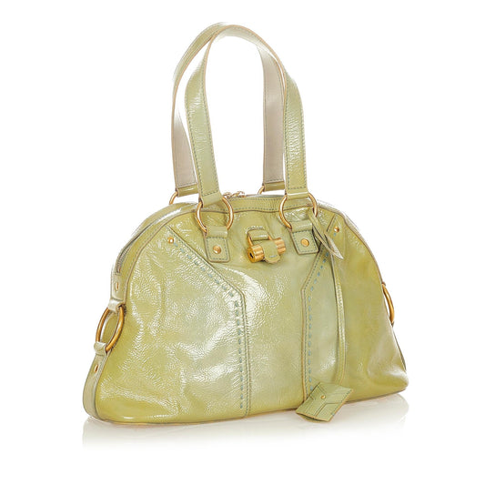 Saint Laurent Muse Patent Leather Handbag (SHG-24132