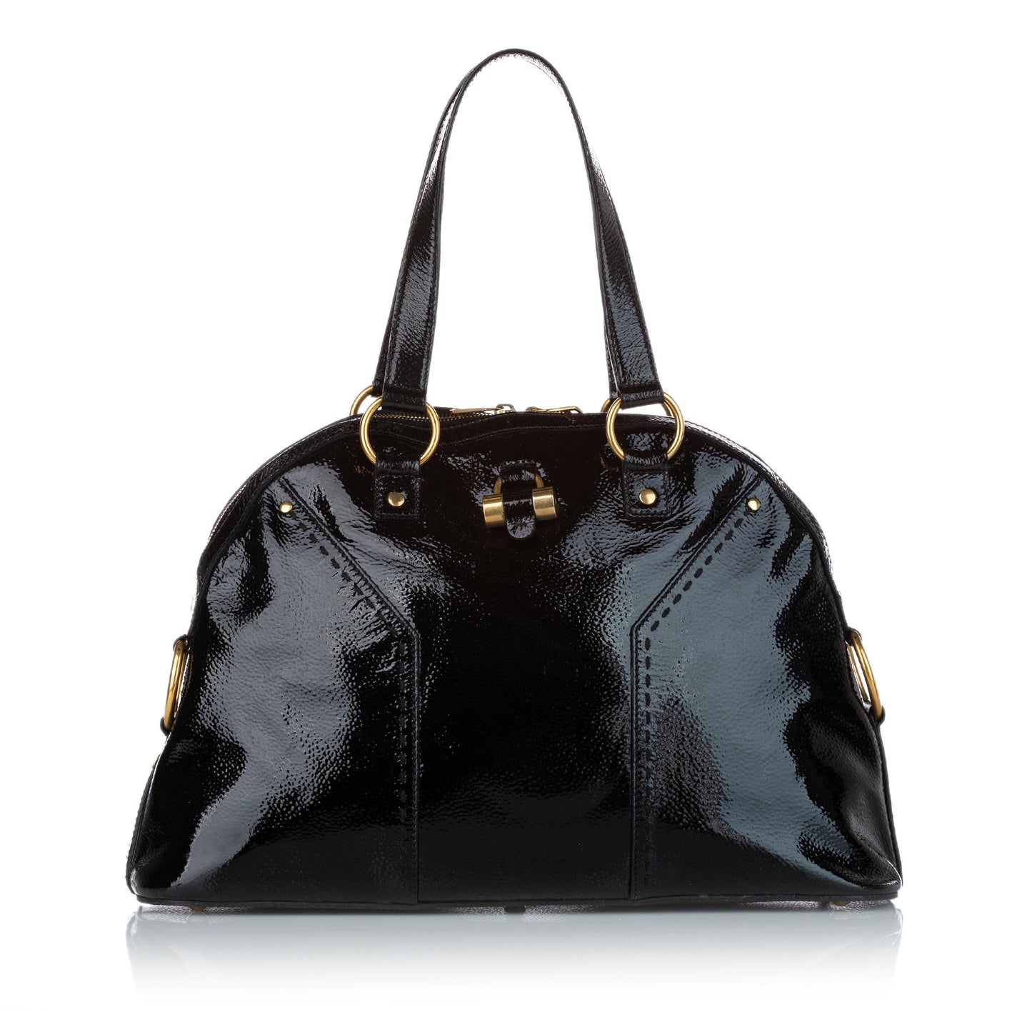 Saint Laurent Muse Patent Leather Handbag (SHG-25592