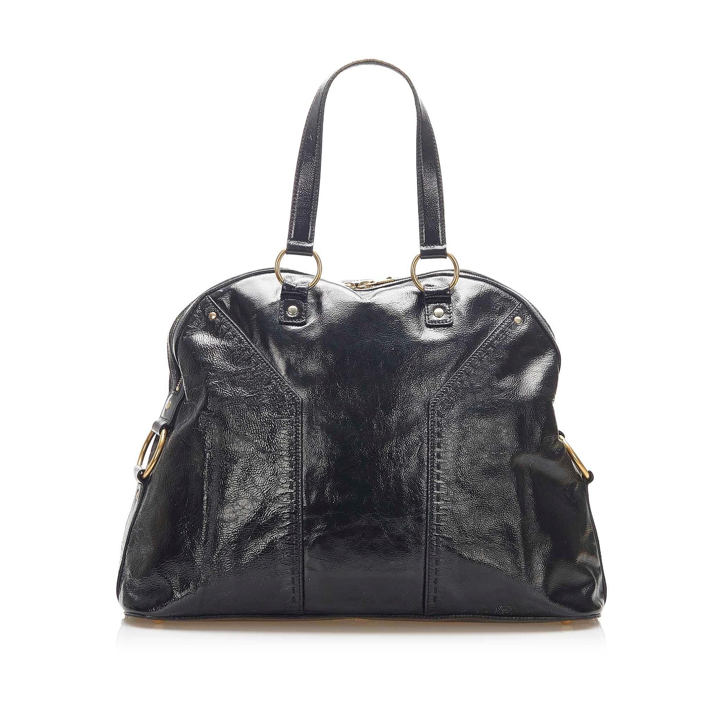 Saint Laurent Muse Patent Leather Shoulder Bag (SHG-22313