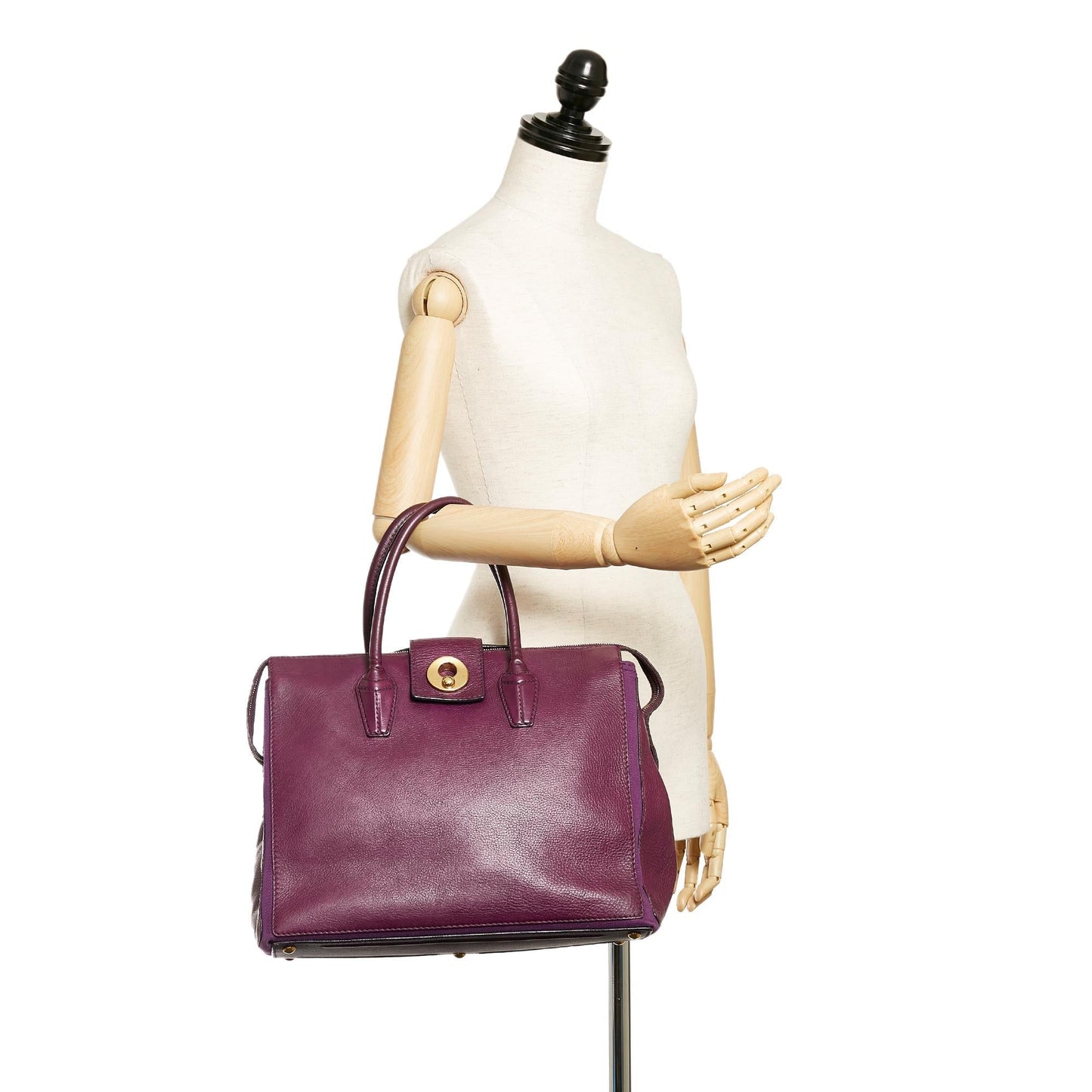 Saint Laurent Muse Two Cabas Leather Handbag (SHG-26908
