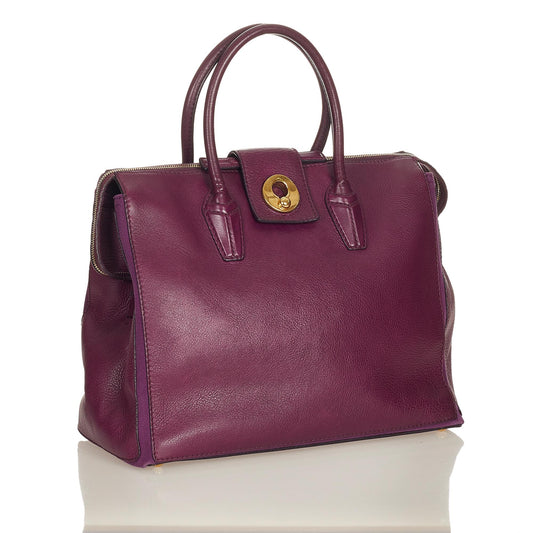 Saint Laurent Muse Two Cabas Leather Handbag (SHG-26908