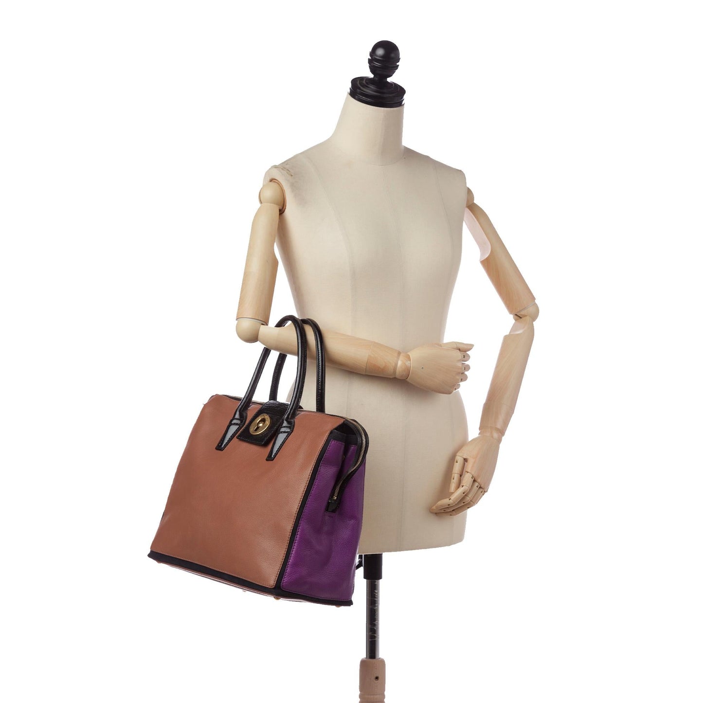 Saint Laurent Muse Two Cabas Leather Tote (SHG-34926