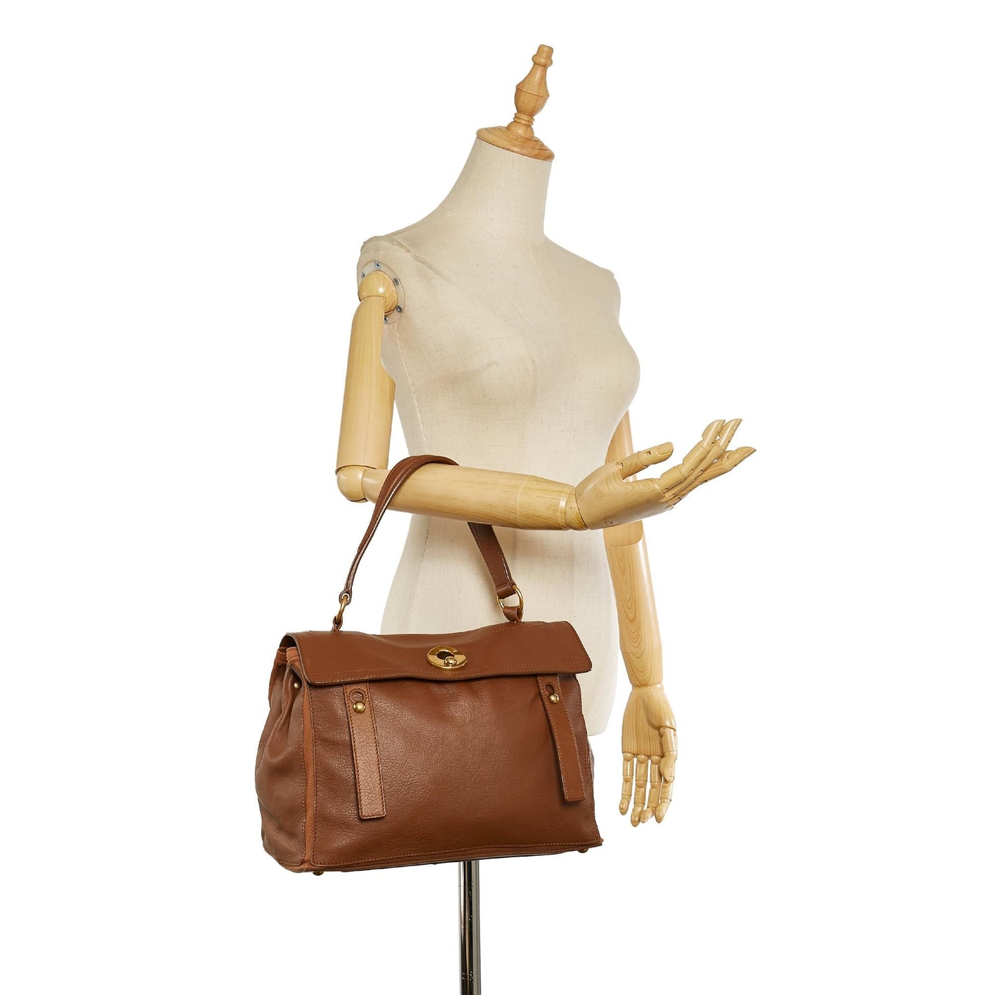 Saint Laurent Muse Two Leather Handbag (SHG-26257
