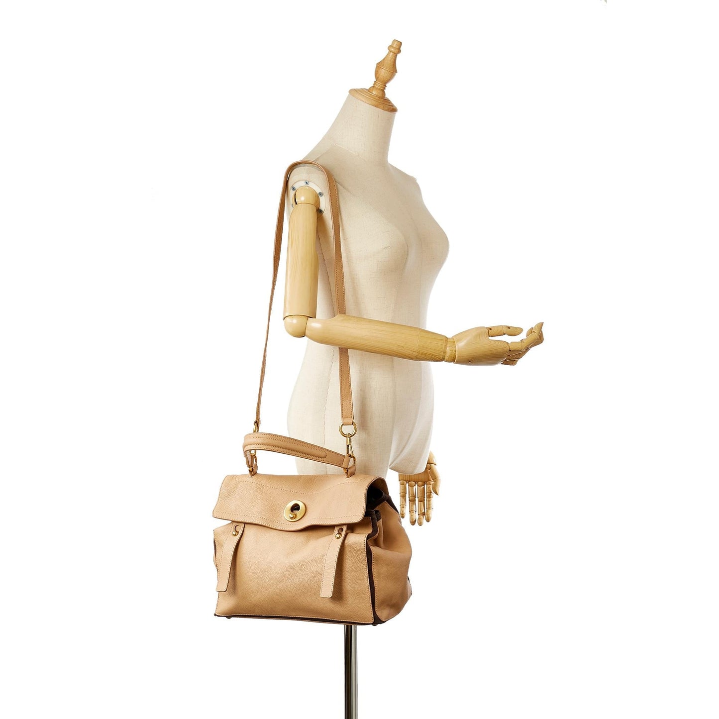 Saint Laurent Muse Two Leather Satchel (SHG-23311