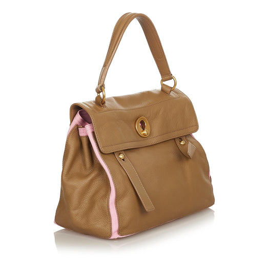 Saint Laurent Muse Two Leather Satchel (SHG-24924