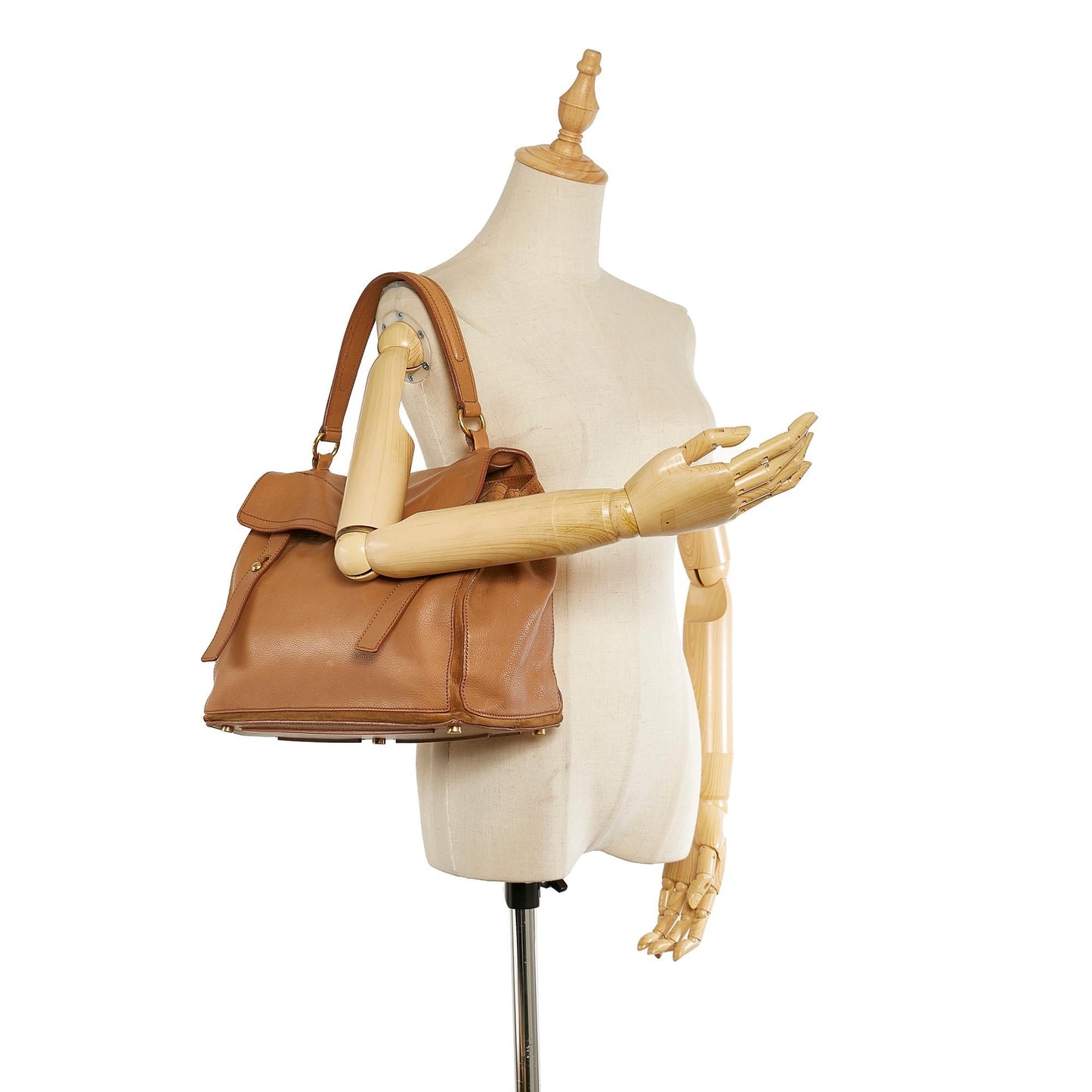 Saint Laurent Muse Two Leather Satchel (SHG-25928