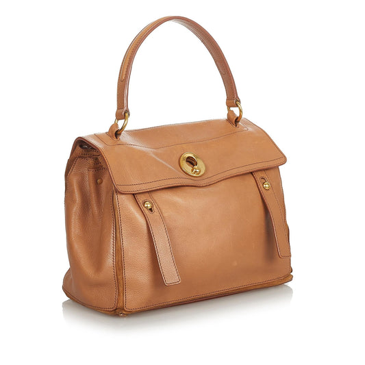 Saint Laurent Muse Two Leather Satchel (SHG-25928