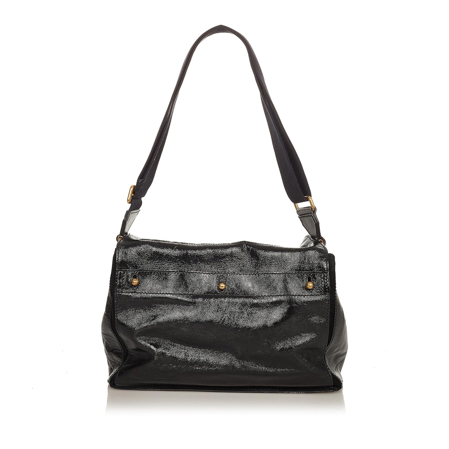 Saint Laurent Muse Two Patent Leather Crossbody (SHG-31896