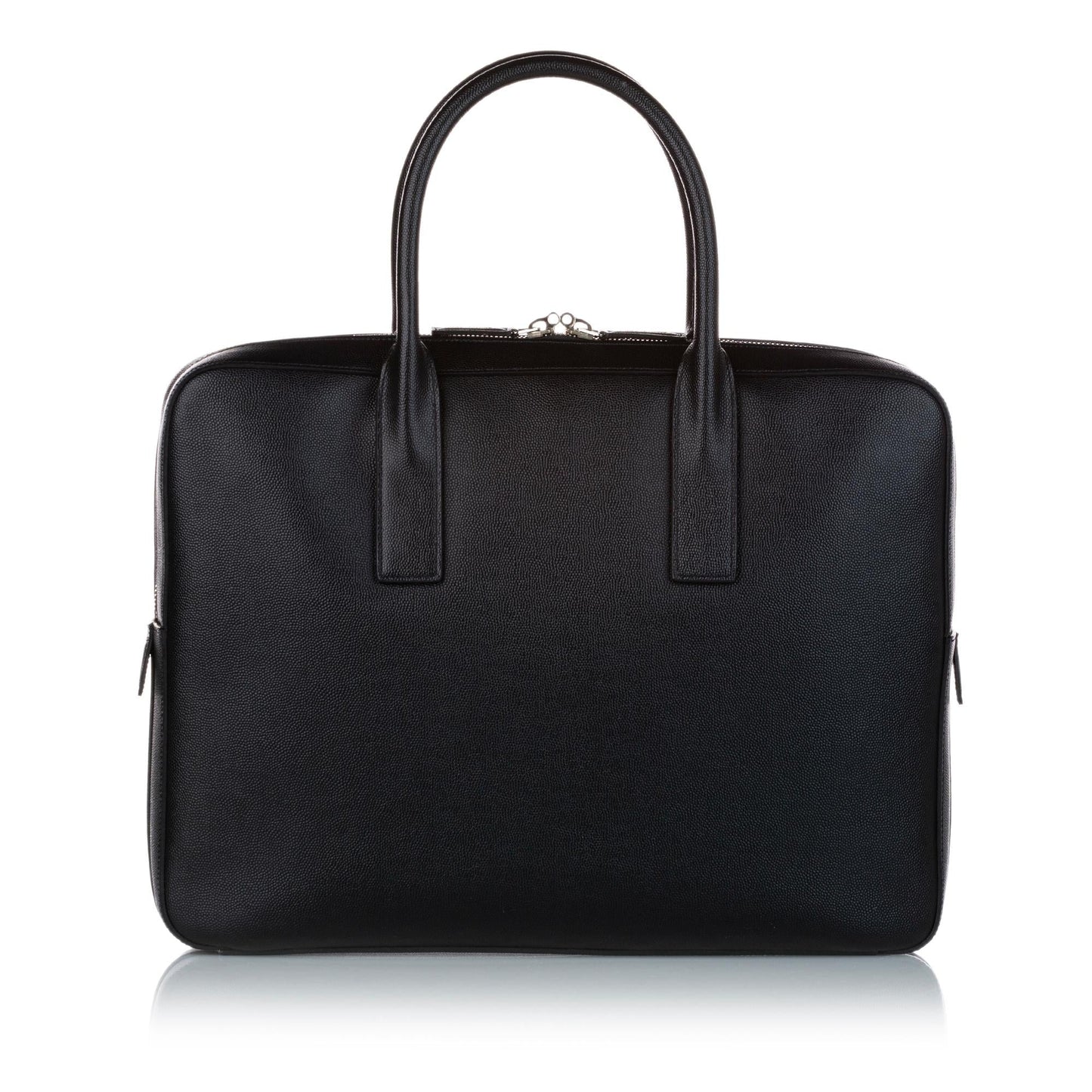 Saint Laurent Museum Leather Briefcase (SHG-31559
