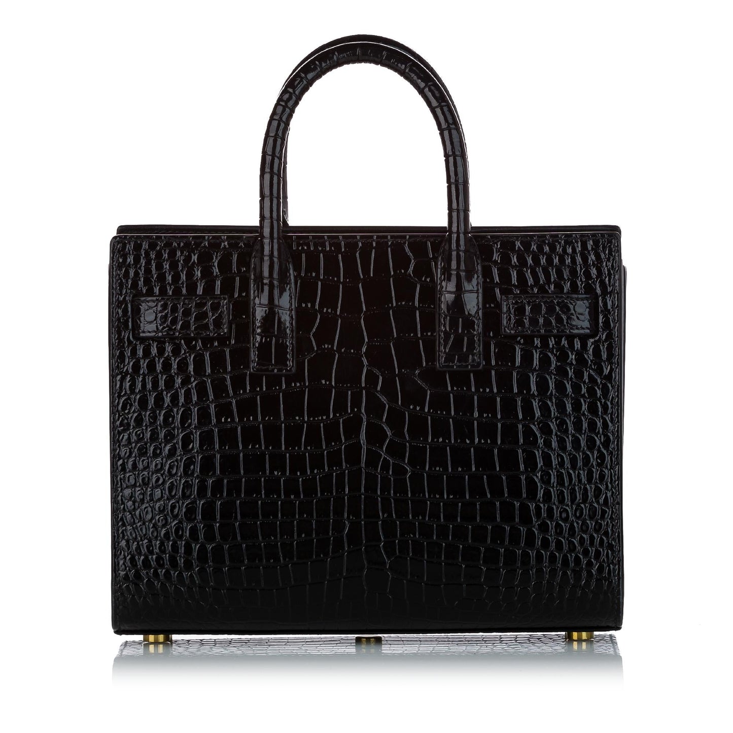 Saint Laurent Nano Sac De Jour Embossed Leather Satchel (SHG-25199