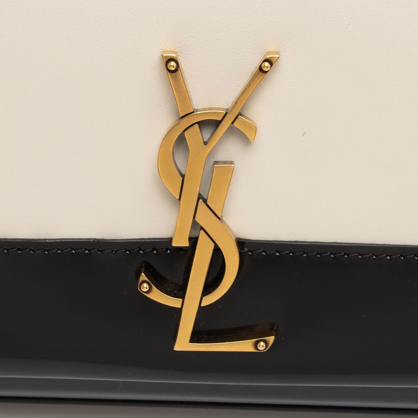 Saint Laurent Nappa Leather Bicolor Kate Small Shoulder Bag hS0ZpJ