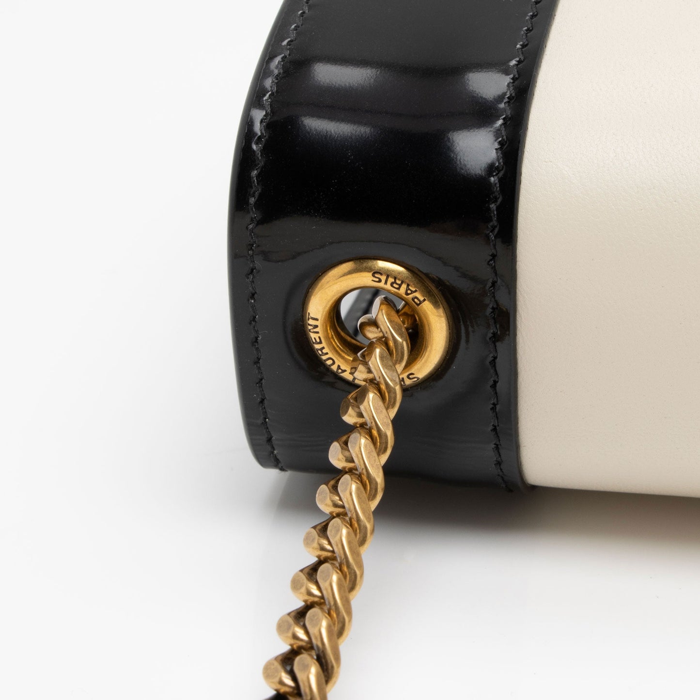 Saint Laurent Nappa Leather Bicolor Kate Small Shoulder Bag hS0ZpJ