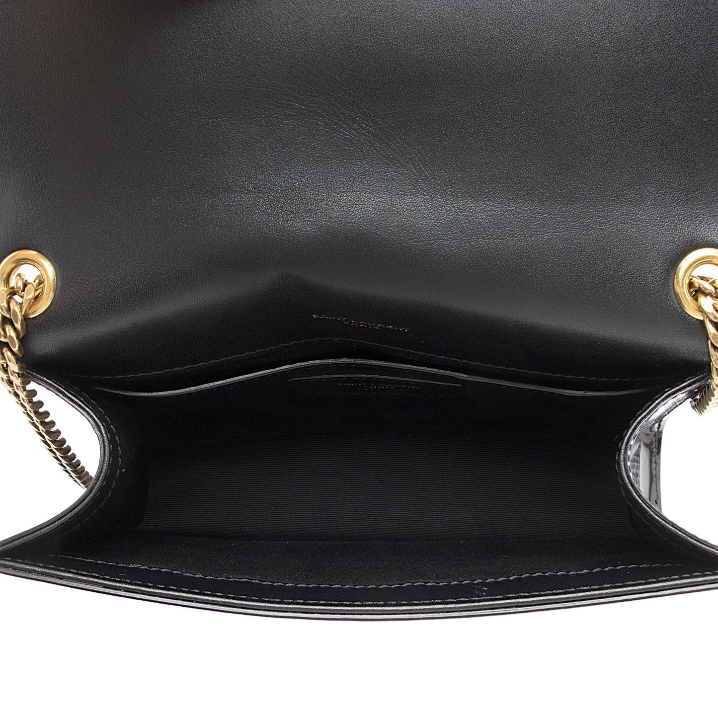 Saint Laurent Nappa Leather Bicolor Kate Small Shoulder Bag hS0ZpJ