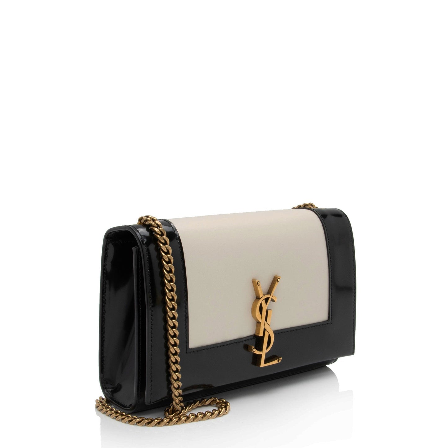 Saint Laurent Nappa Leather Bicolor Kate Small Shoulder Bag hS0ZpJ