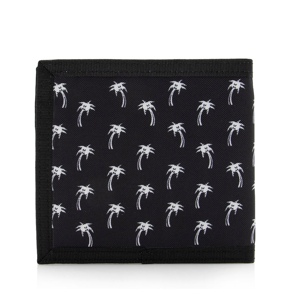 Saint Laurent Canvas Palm Tree Bifold Wallet 17875