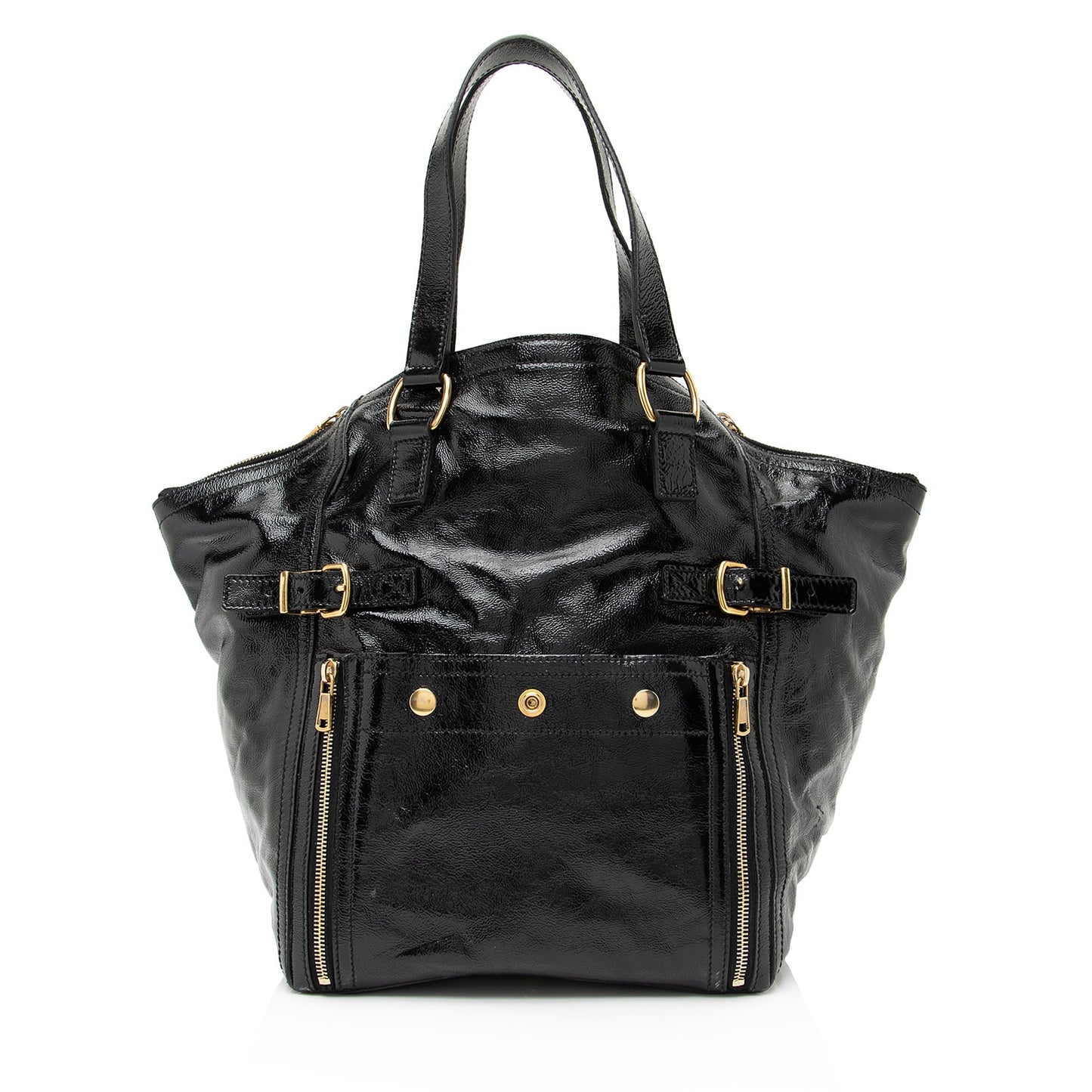 Saint Laurent Patent Leather Downtown Large Tote 23143