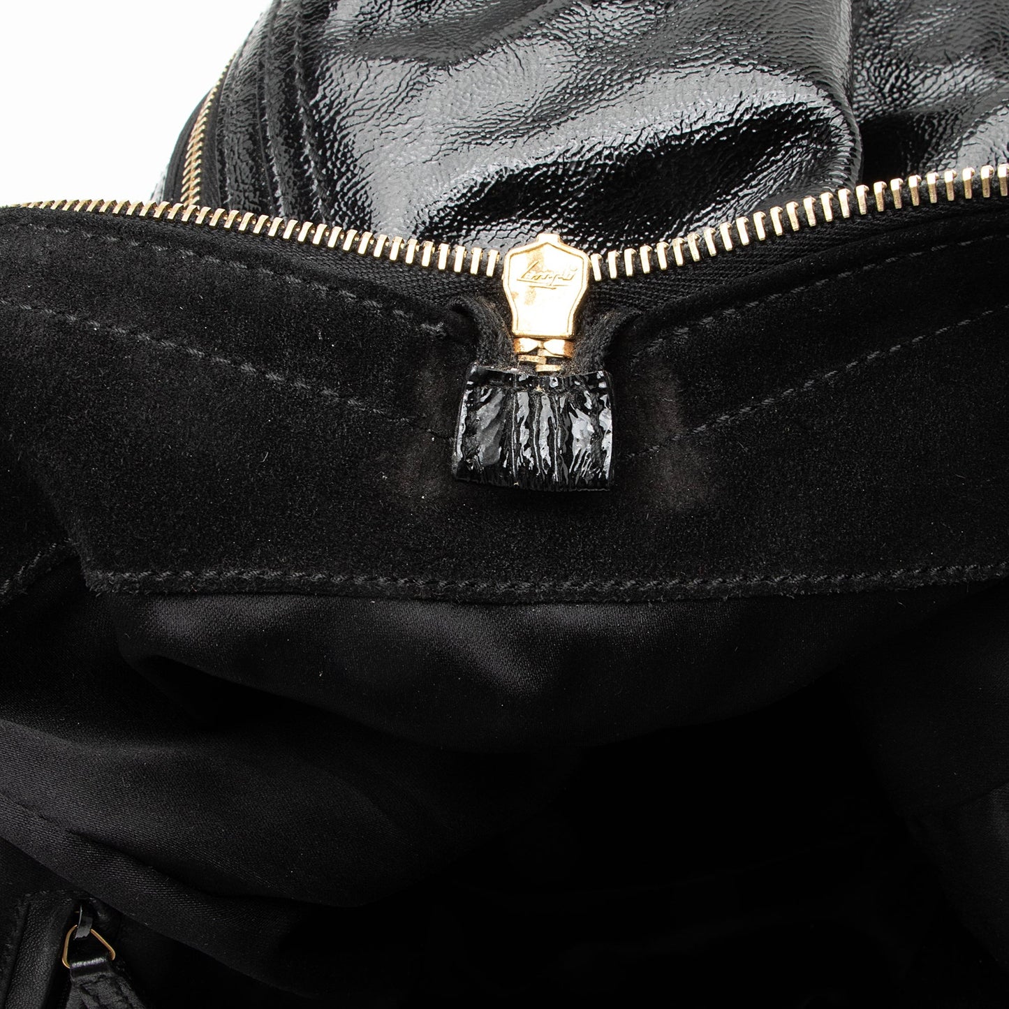 Saint Laurent Patent Leather Downtown Large Tote 23143