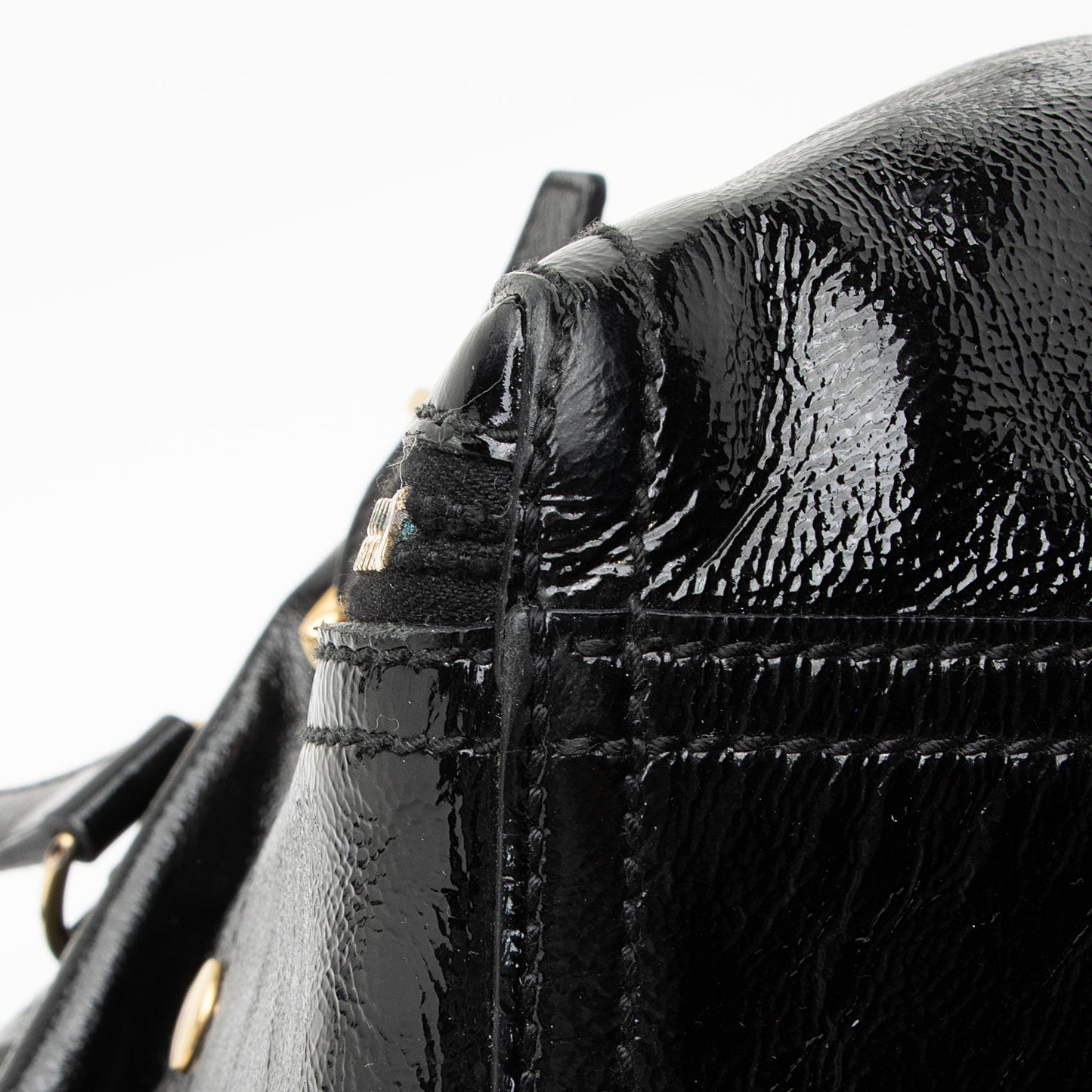 Saint Laurent Patent Leather Downtown Large Tote 23143