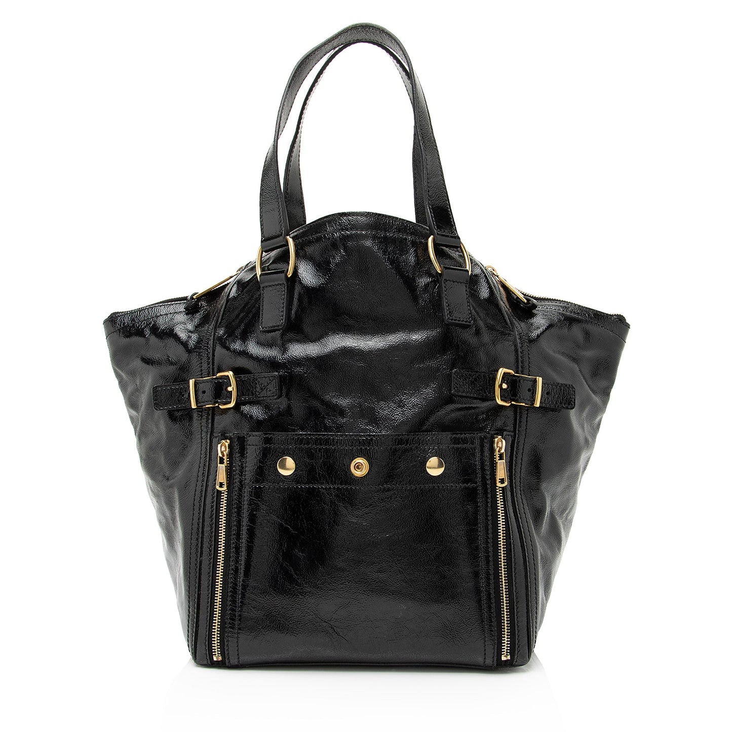 Saint Laurent Patent Leather Downtown Large Tote 23143