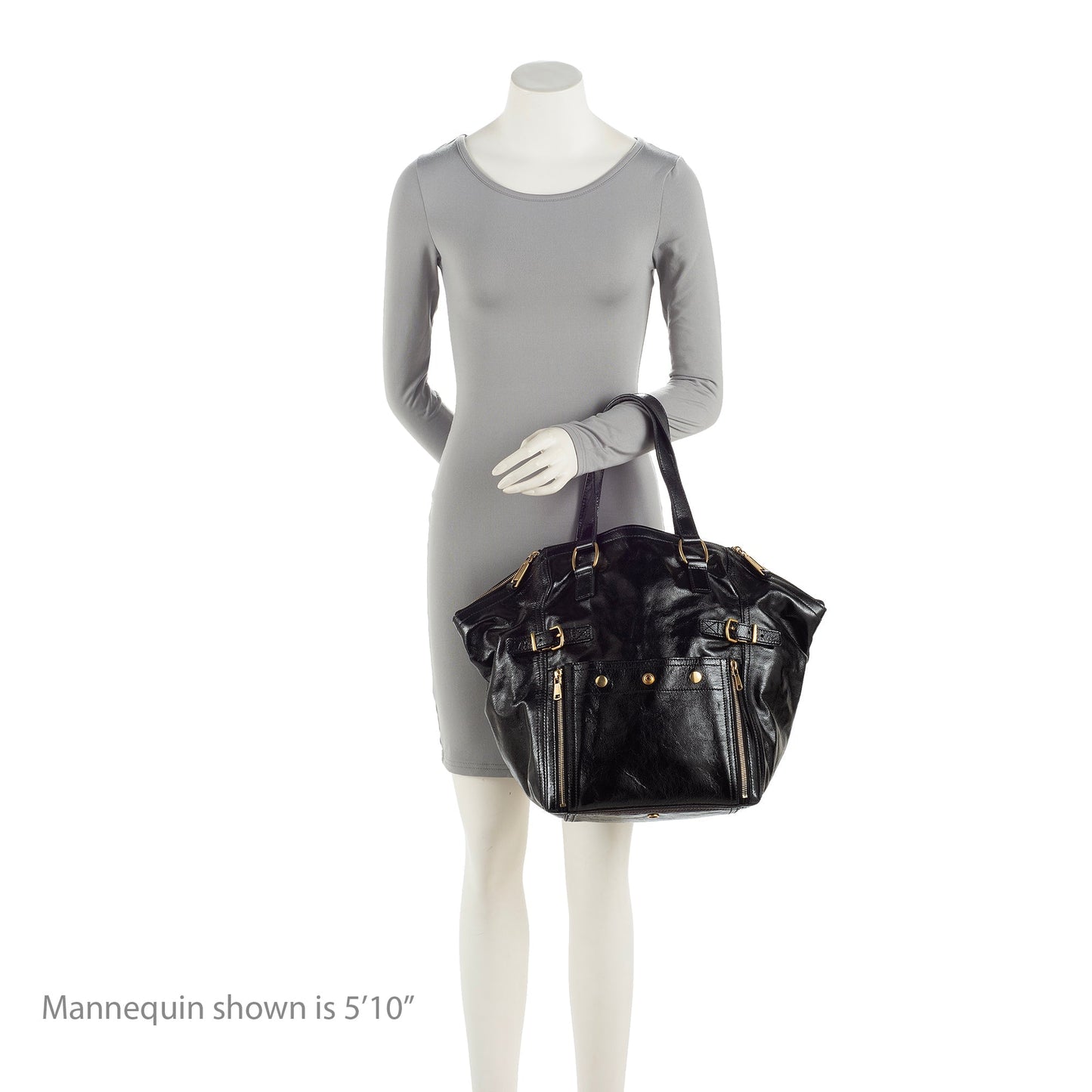 Saint Laurent Patent Leather Downtown Large Tote 23143