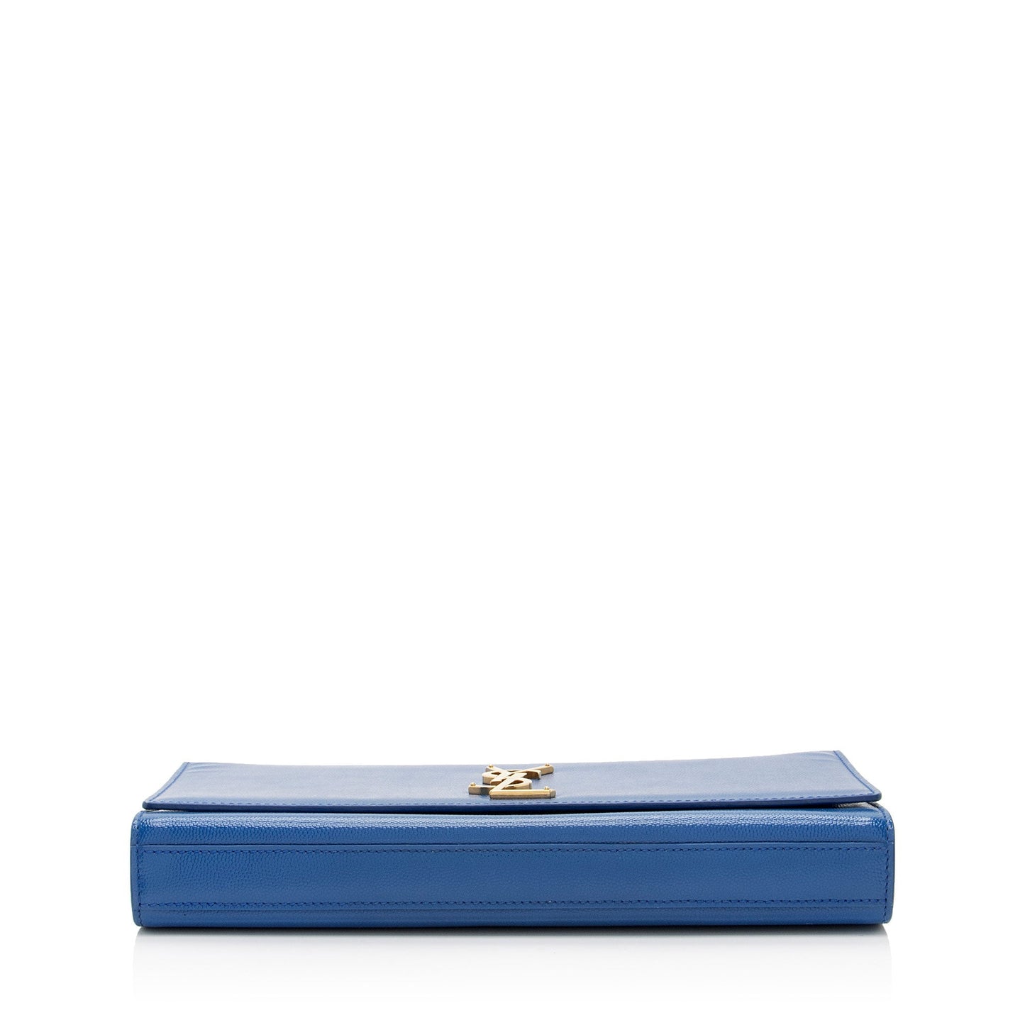 Saint Laurent Patent Leather Grain de Poudre Monogram Kate Clutch S0NwZU