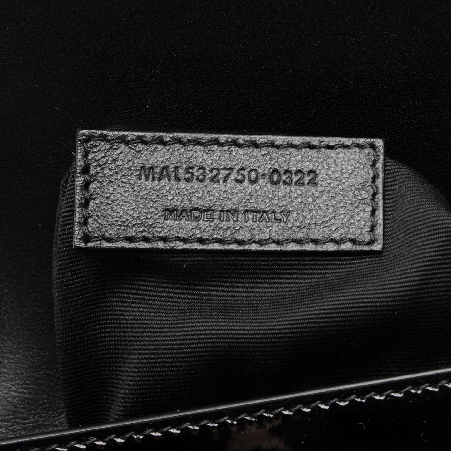 Saint Laurent Patent Leather Monogram Cassandra Medium Chain Bag 23411