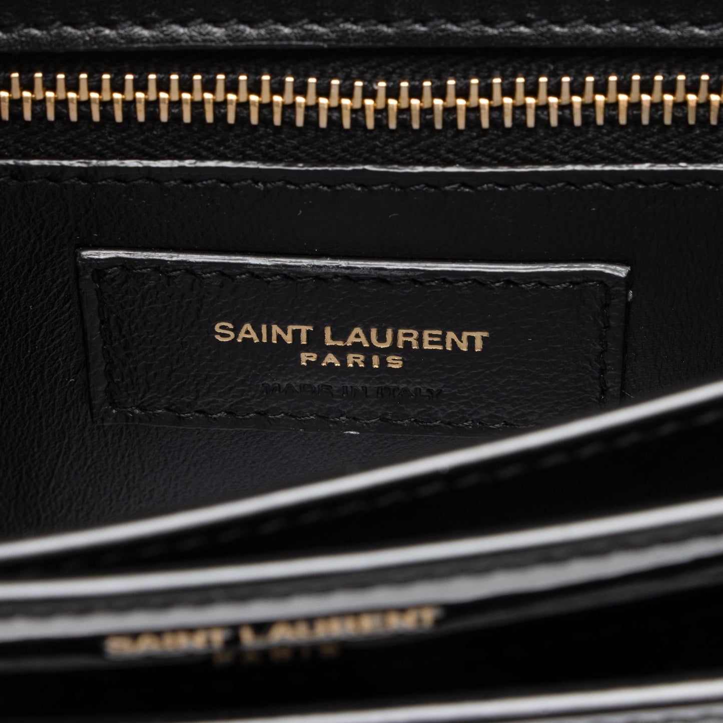 Saint Laurent Patent Leather Monogram Cassandra Medium Chain Bag 23411