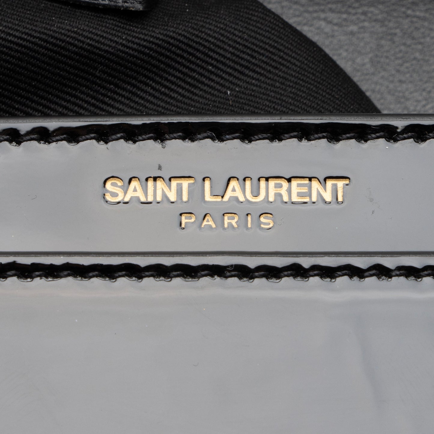 Saint Laurent Patent Leather Monogram Cassandra Medium Chain Bag 23413