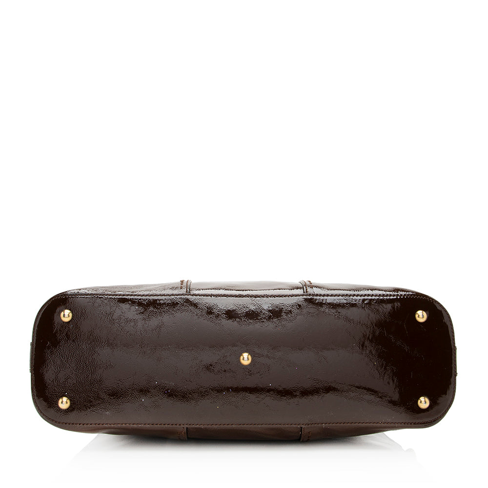 Saint Laurent Patent Leather Muse Large Satchel 19843