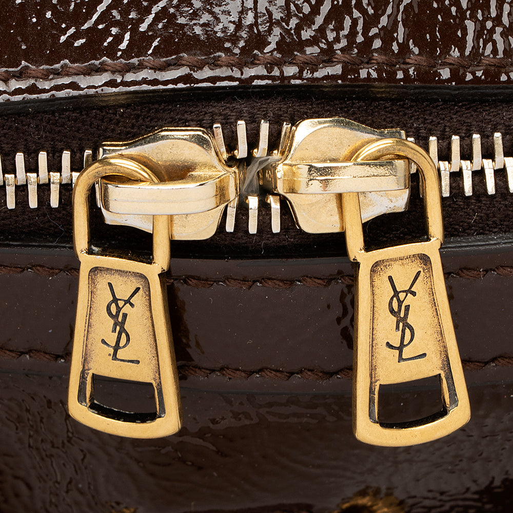 Saint Laurent Patent Leather Muse Large Satchel 19843