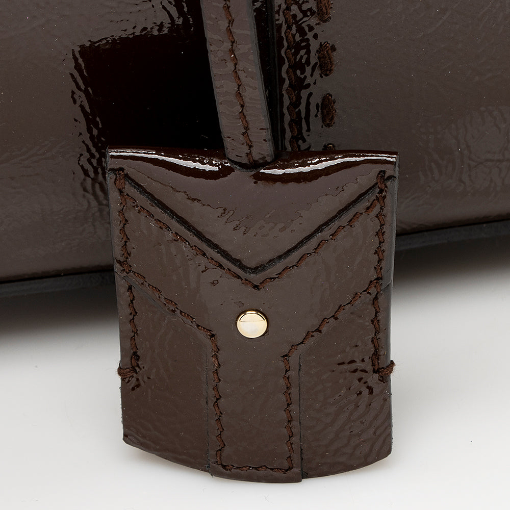 Saint Laurent Patent Leather Muse Large Satchel 19843