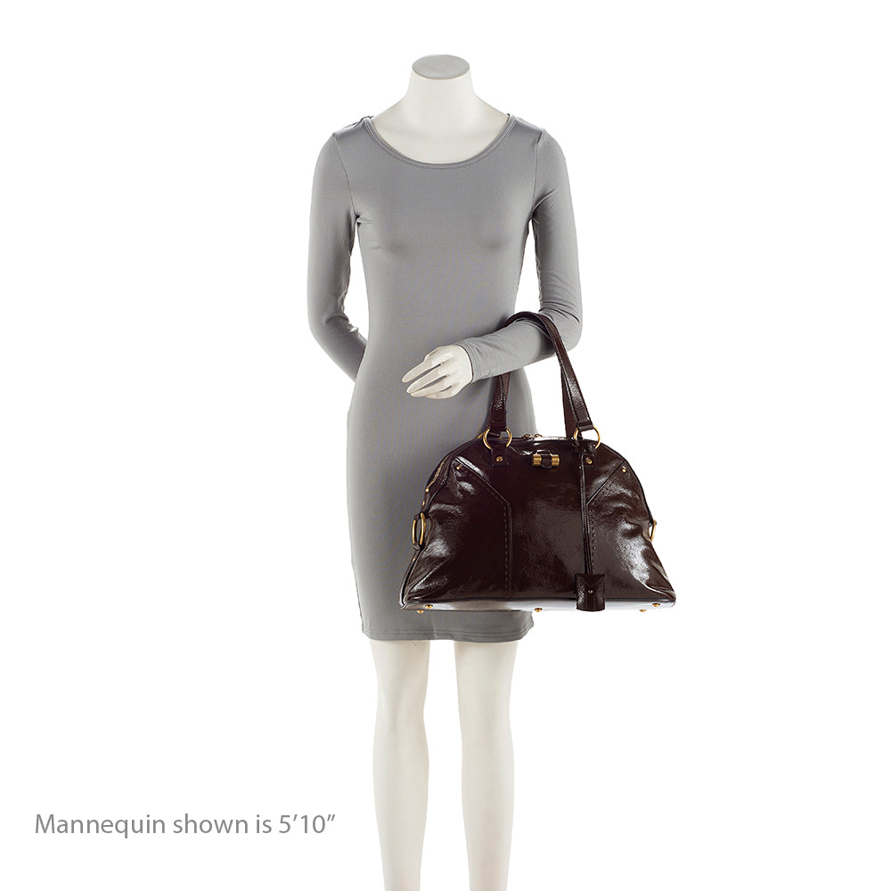Saint Laurent Patent Leather Muse Large Satchel 19843