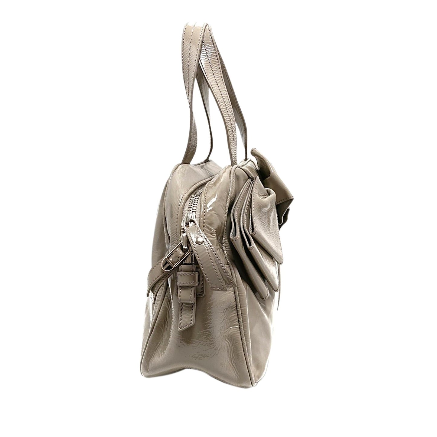 Saint Laurent Patent Leather Shoulder Bag (SHG-33480
