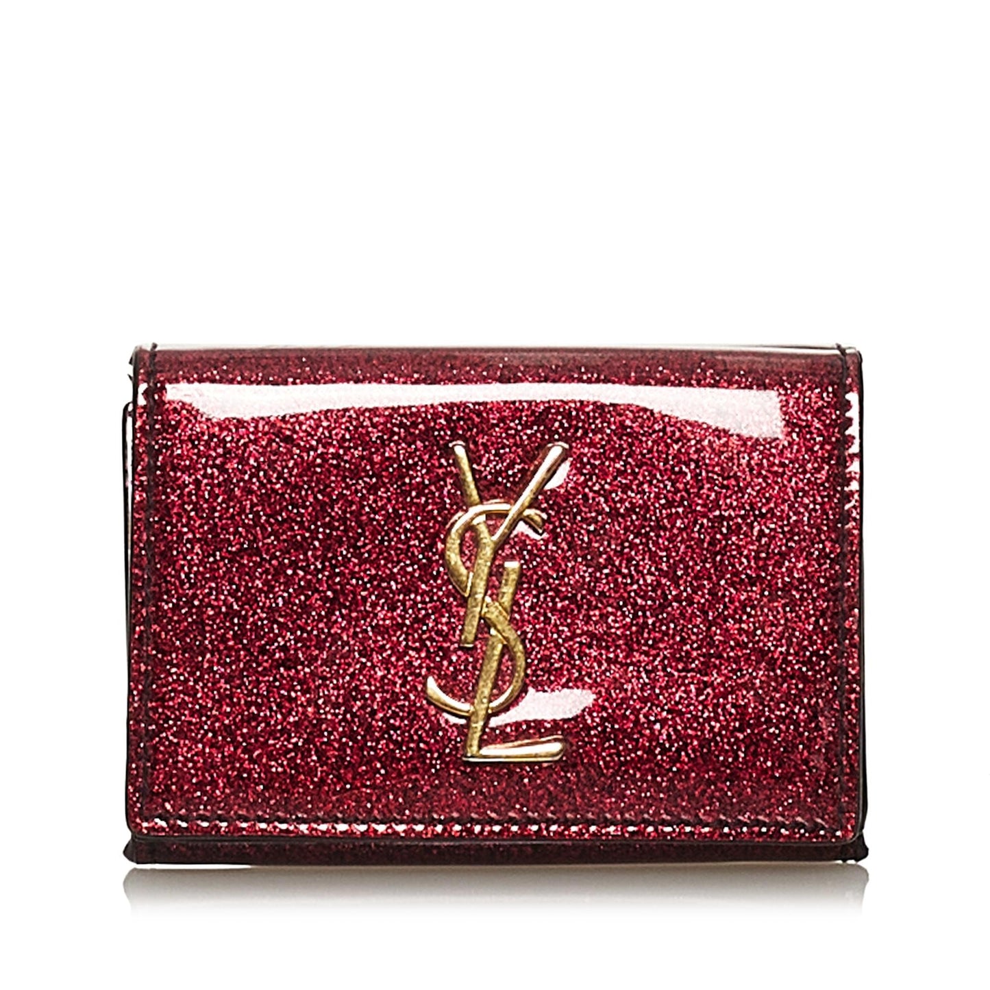Saint Laurent Patent Leather Small Wallet (SHG-28917