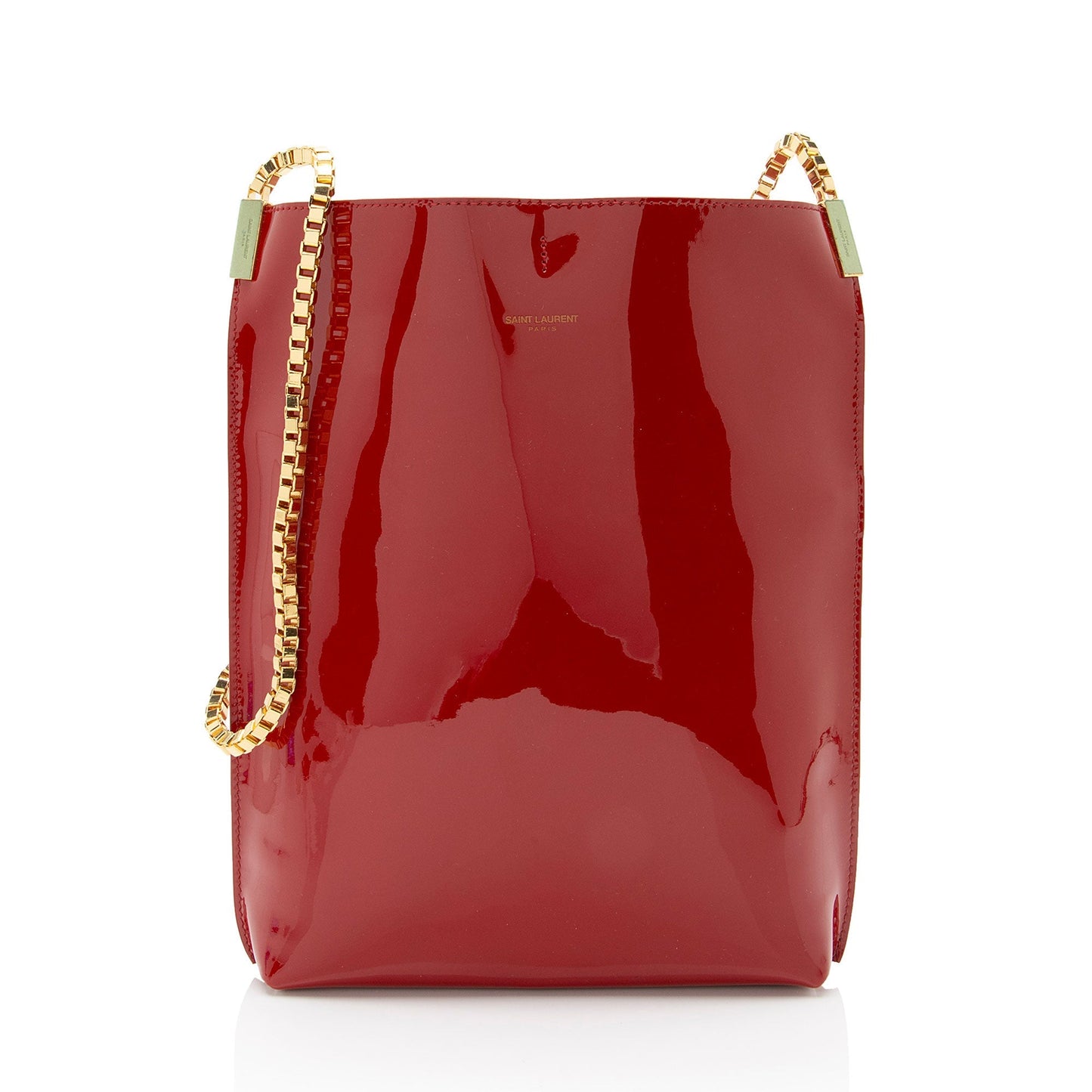 Saint Laurent Patent Leather Suzanne Small Hobo 2wiVvB