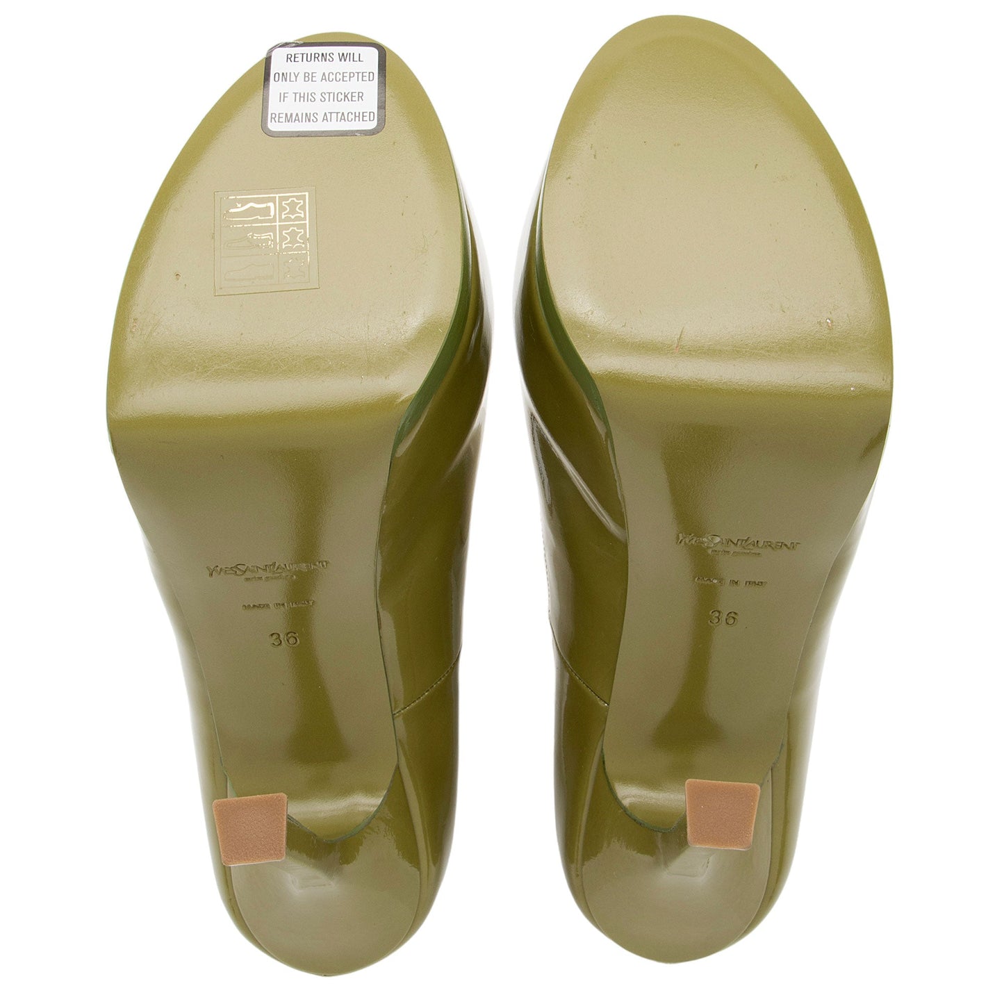 Saint Laurent Patent Leather Tribtoo Pumps - Size 6 / 36 GL2C6C