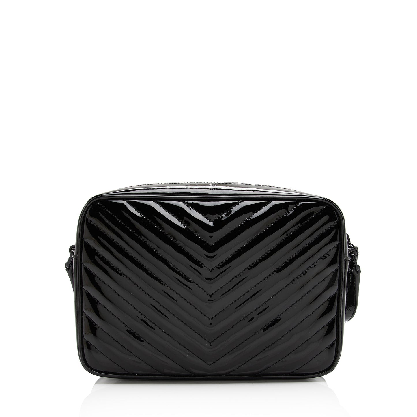 Saint Laurent Matelasse Patent Leather Monogram Lou Camera Bag 23056