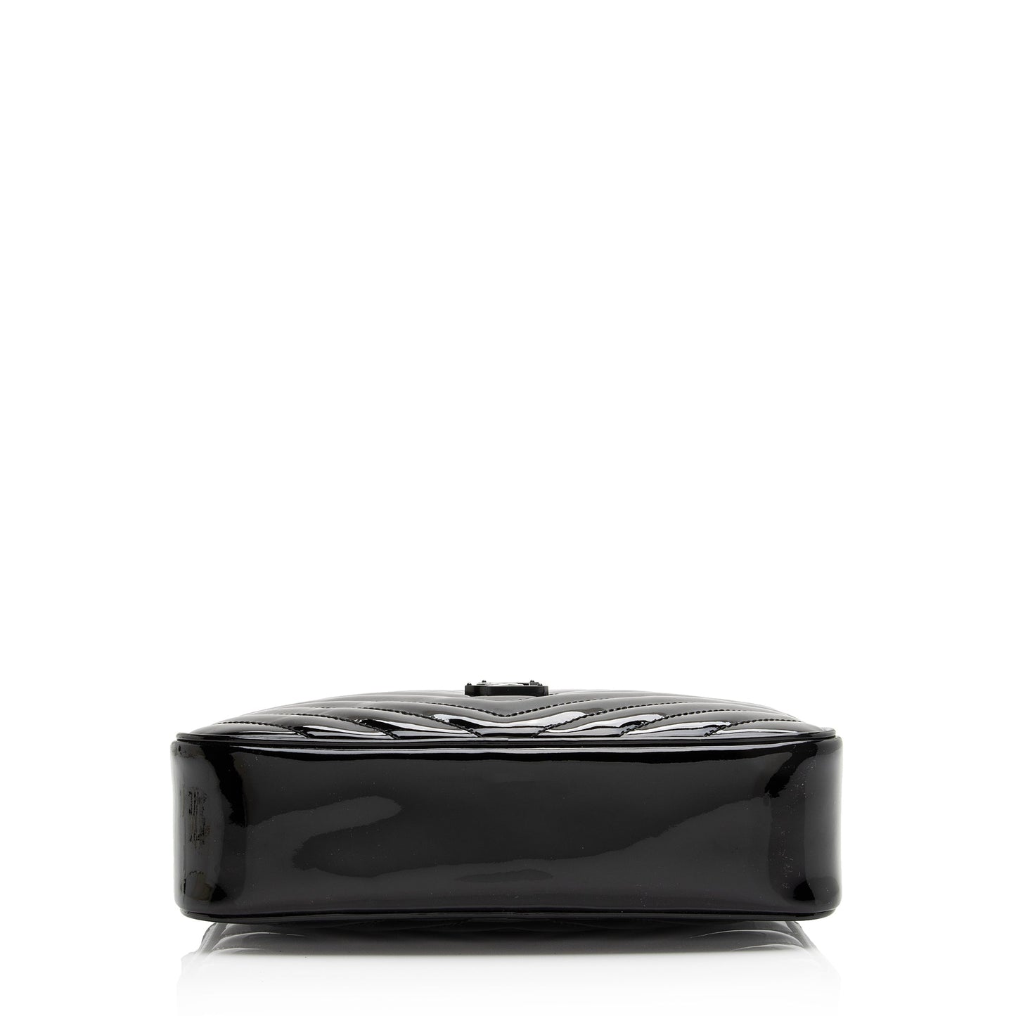 Saint Laurent Matelasse Patent Leather Monogram Lou Camera Bag 23056