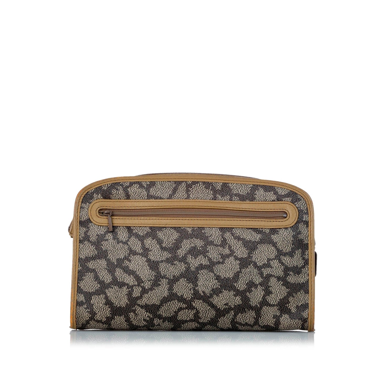 Saint Laurent Printed Leather Clutch Bag (SHG-23003