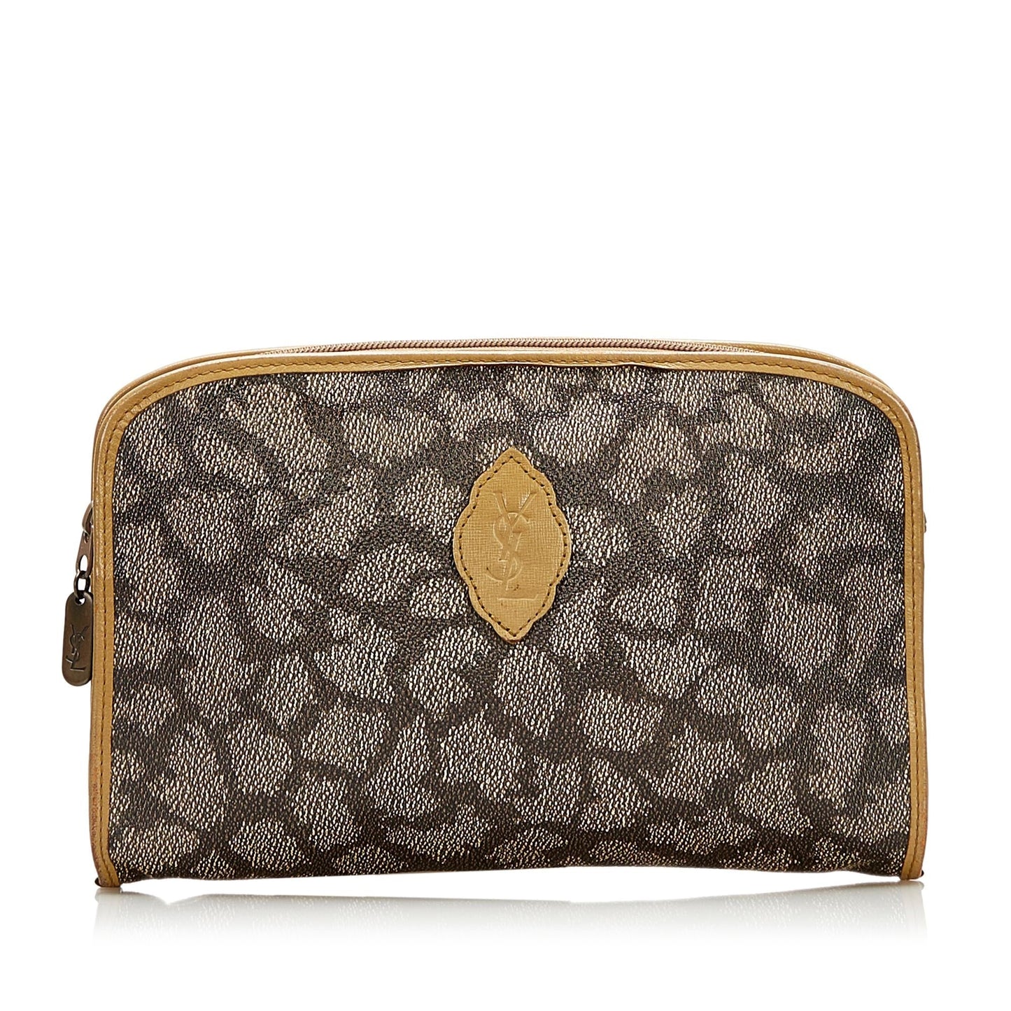 Saint Laurent Printed PVC Clutch (SHG-35250