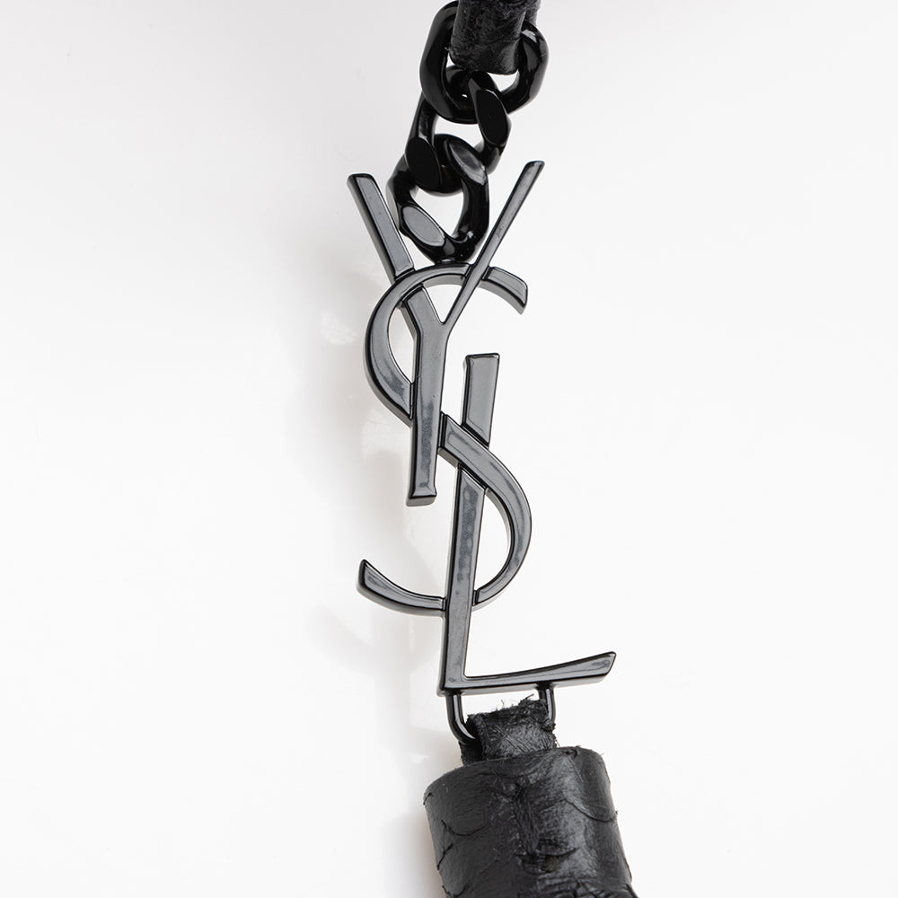 Saint Laurent Python Embossed Calfskin Mini Bucket Bag - FINAL SALE 17106