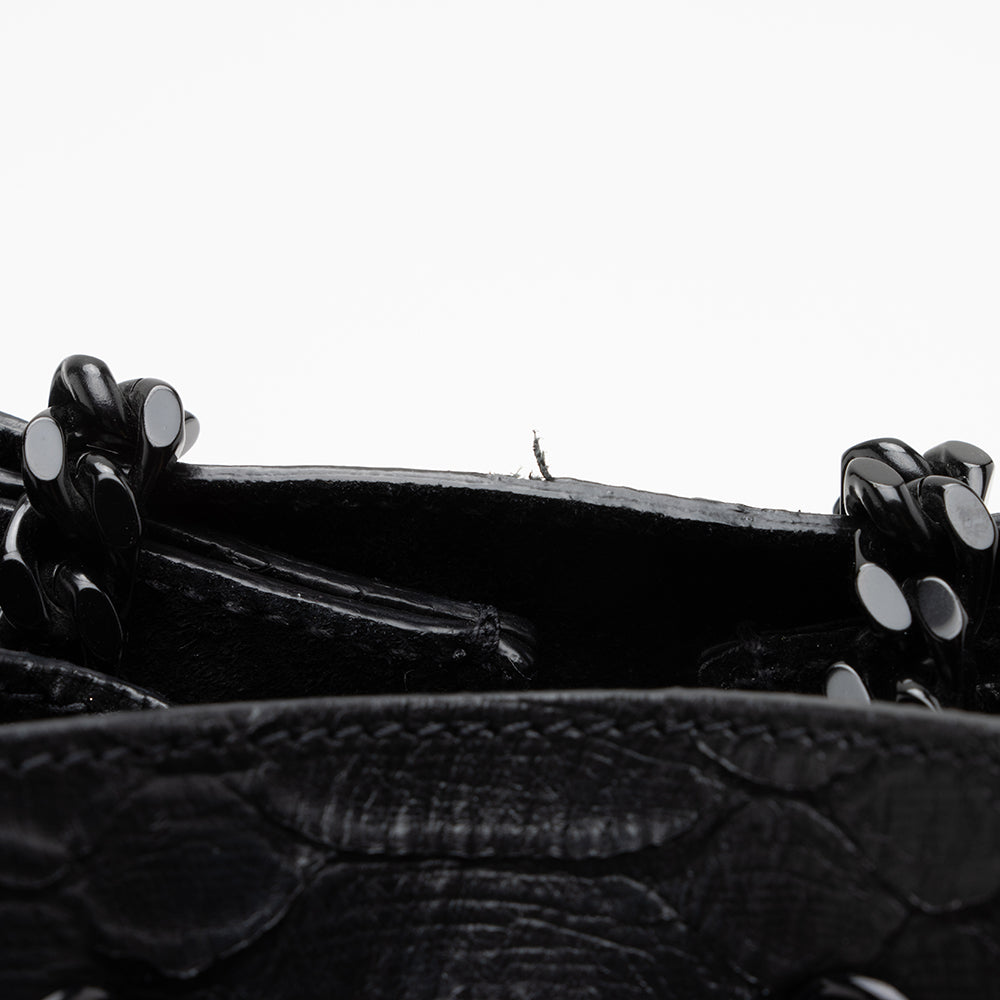 Saint Laurent Python Embossed Calfskin Mini Bucket Bag - FINAL SALE 17106