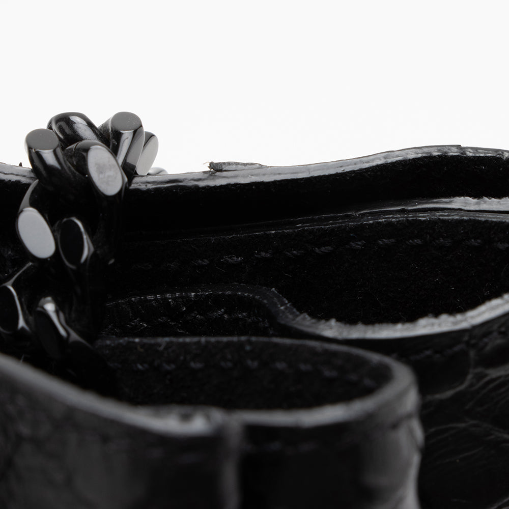 Saint Laurent Python Embossed Calfskin Mini Bucket Bag - FINAL SALE 17106