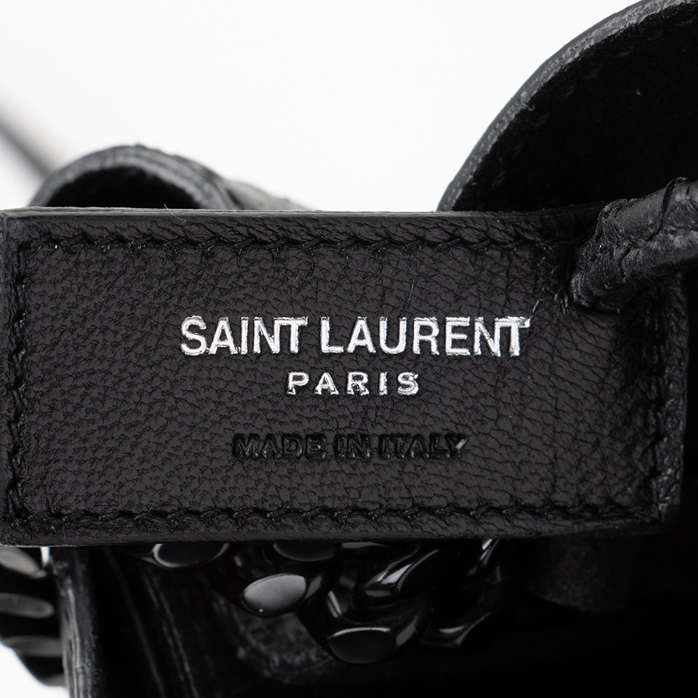 Saint Laurent Python Embossed Calfskin Mini Bucket Bag - FINAL SALE 17106