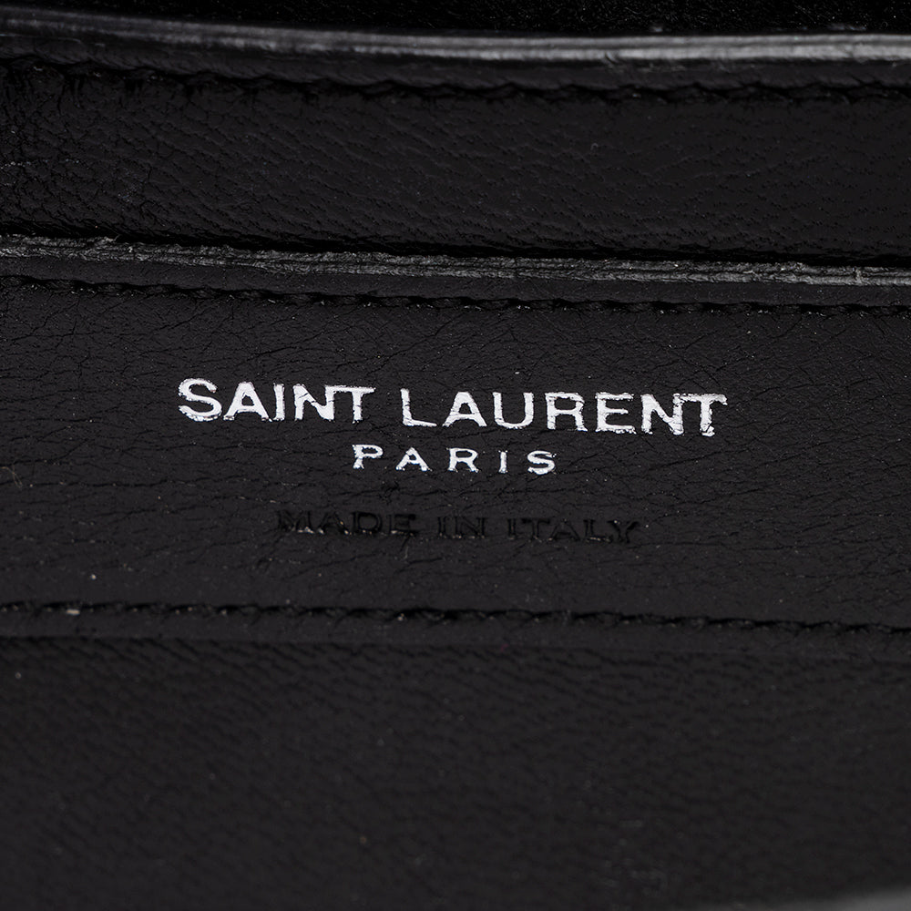 Saint Laurent Python Embossed Leather Kate Tassel Small Shoulder Bag 21463